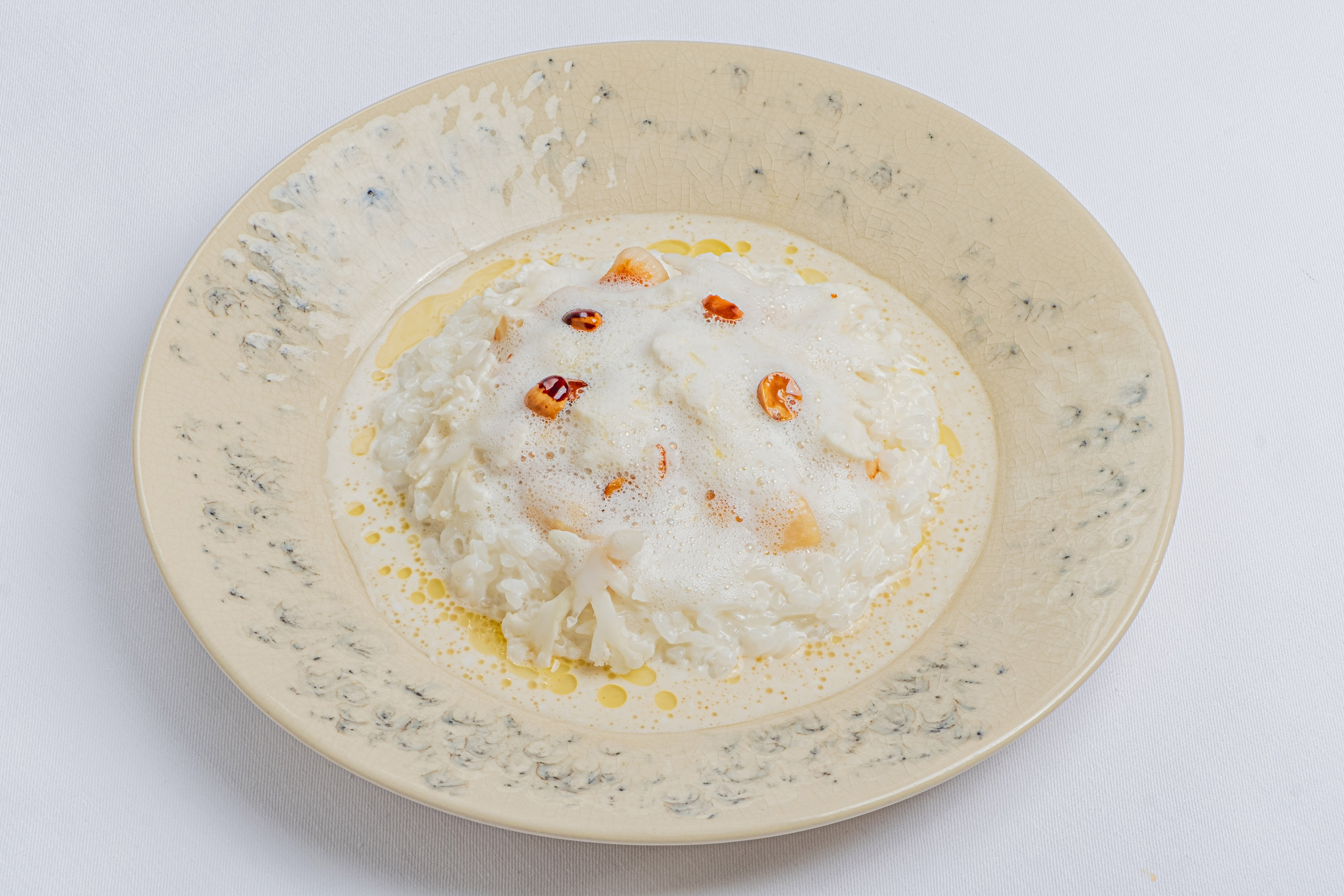 Морской гребешок с цветной капустой